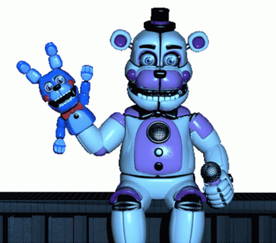 Funtime Foxy With Puppet GIF