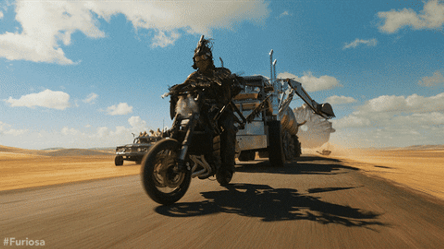 Furiosa Fighting Under The Truck GIF