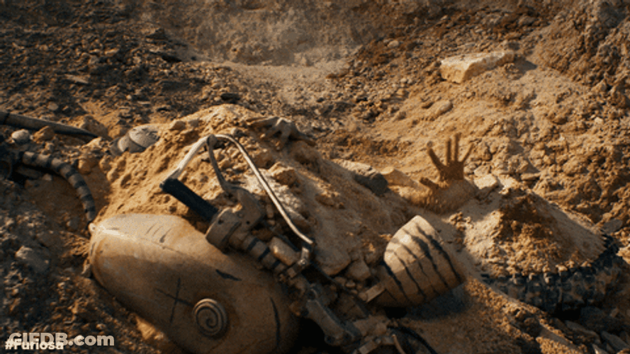 Furiosa Getting Up GIF