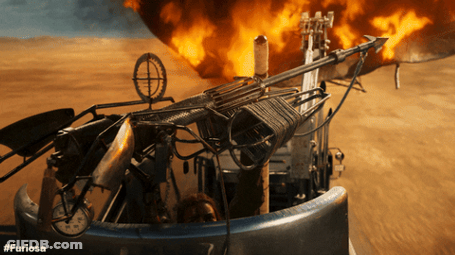 Furiosa Hitting Target GIF