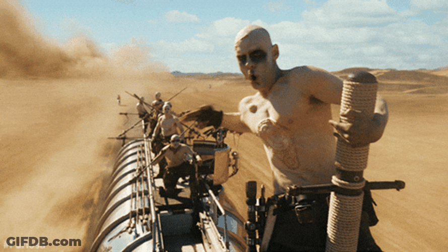 Furiosa Ordering Man To Attack GIF