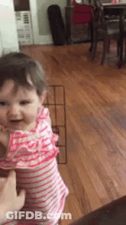 Furious Baby Girl GIF
