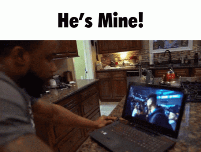Furious Guy Punching Laptop GIF