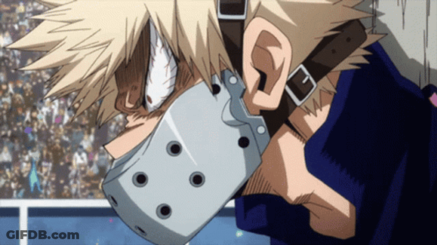 Furious Katsuki Bakugou GIF