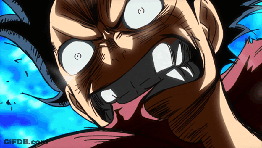 Furious Luffy Gear 3 GIF