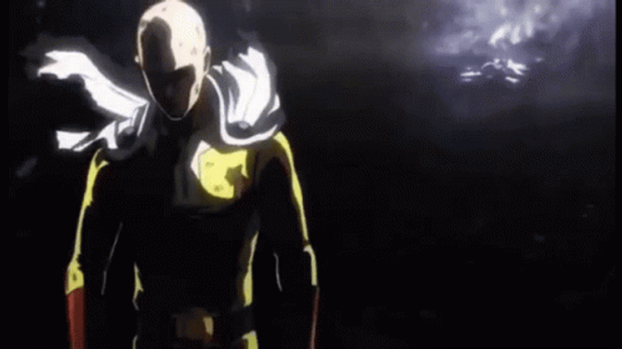 Furious Saitama Expression GIF