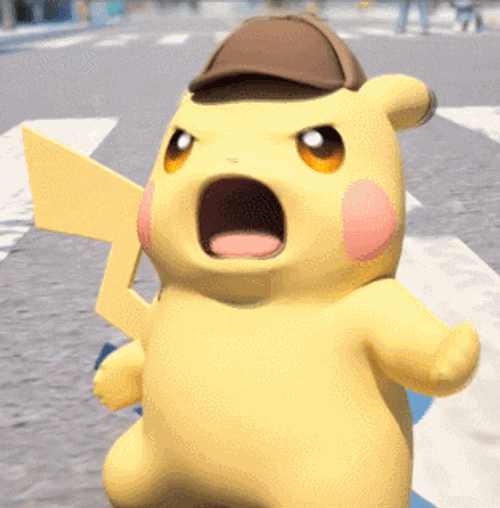 Furious Shocked Pikachu GIF