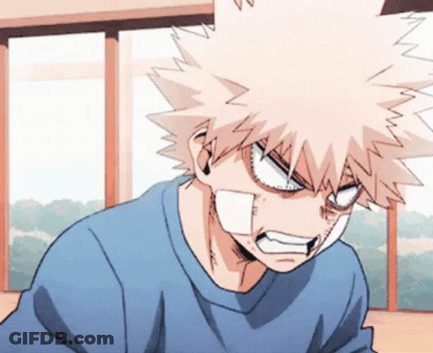 Furiously Mad Bakugou GIF