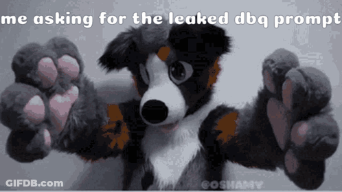 Furry Dog Asking For Leaked DBQ Prompt GIF