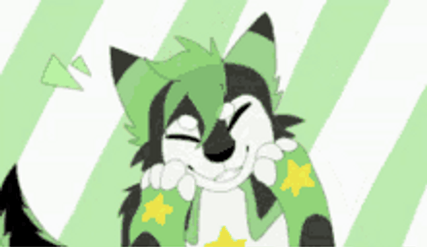 Furry Laughing Excitedly GIF
