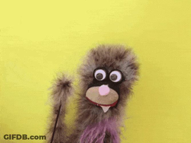 Furry Puppet Face Palm GIF