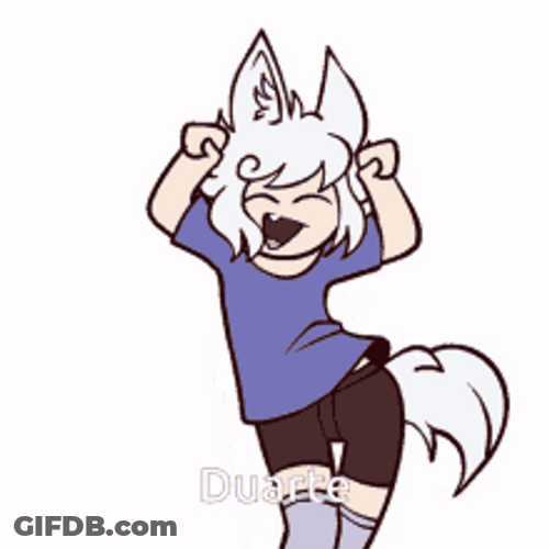 Furry Showing Bunny Ears GIF