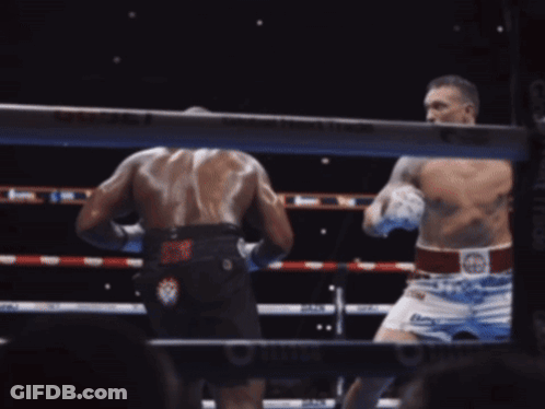 Fury Vs Usyk Boxing Match On TV GIF