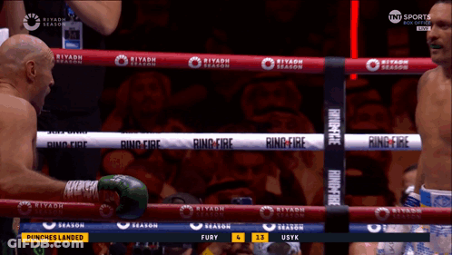 Fury Vs Usyk Boxing Match TNT Sports GIF