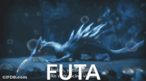 Futa On Blue Background GIF