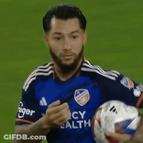 Futbol Luciano Acosta Flying Kiss GIF