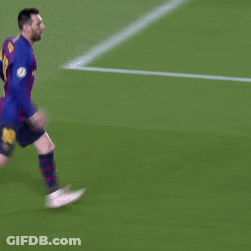Futbol Star Lionel Messi Slide Celebration GIF