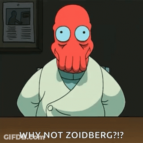 Futurama Character Asking Why Not Zoidberg GIF