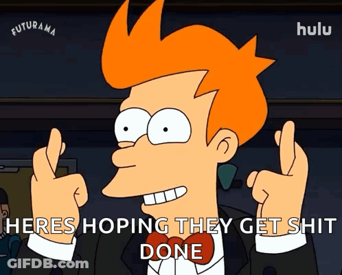 Futurama Character Giving Middle Finger GIF