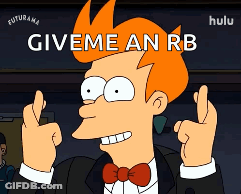 Futurama Character Saying Give Me An RB GIF