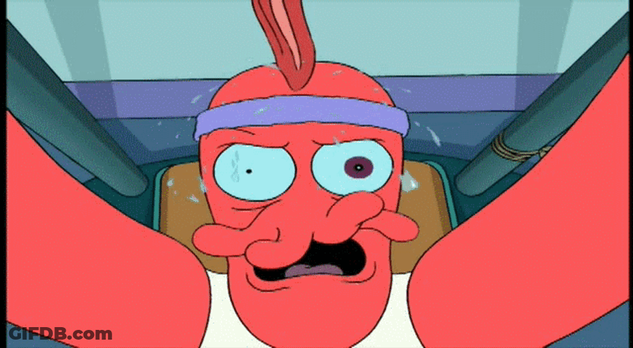 Futurama Funny Zoidberg Dizzy GIF