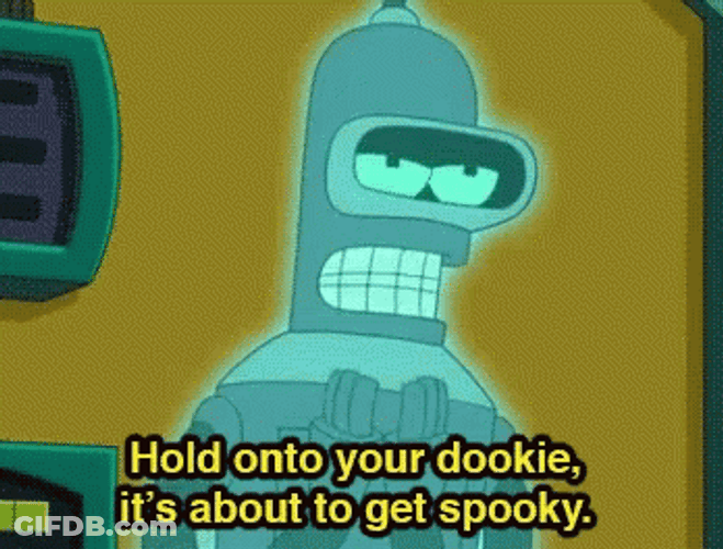 Futurama It's About To Get Spooky GIF