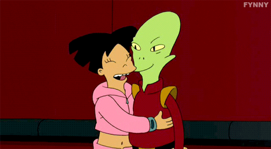 Futurama Kif Kroker Eyes Popping GIF