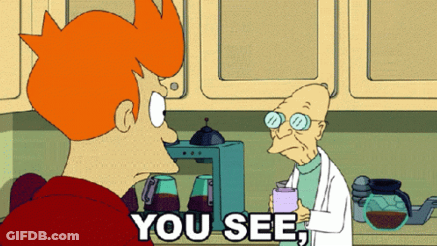 Futurama Professor Fansworth Passive Response GIF