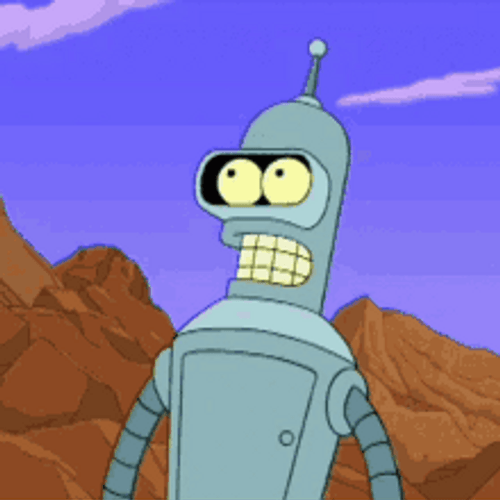 Futurama Robot Awooga Eyes Reaction GIF