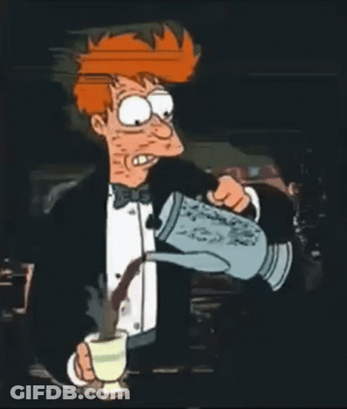 Futurama Spaz Glitch Philip Fry GIF