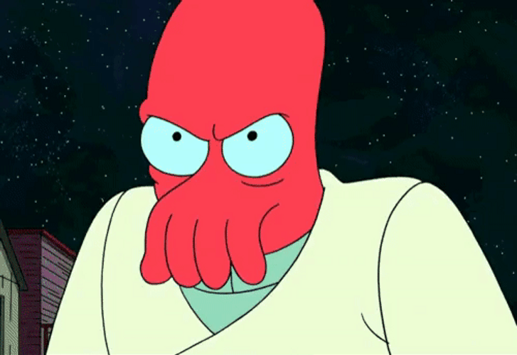Futurama Zoidberg Furious Run GIF