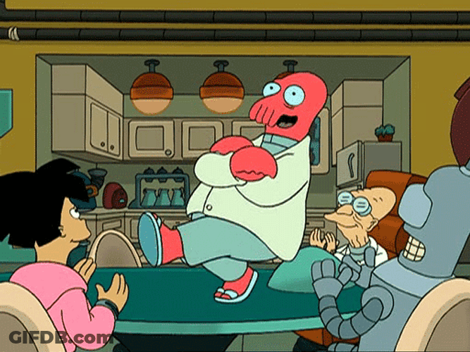 Futurama Zoidberg Russian Dance GIF