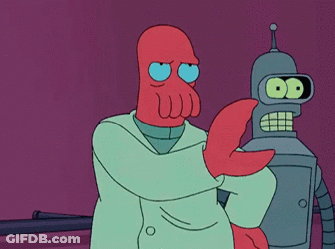 Futurama Zoidberg Snapping Claw GIF