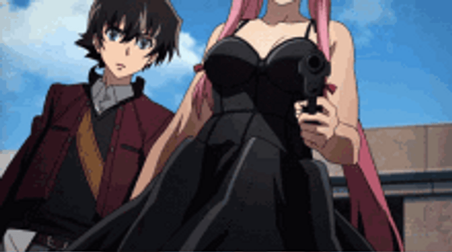 Future Diary Yuno Gasai Yukiteru Amano Cool Couple GIF