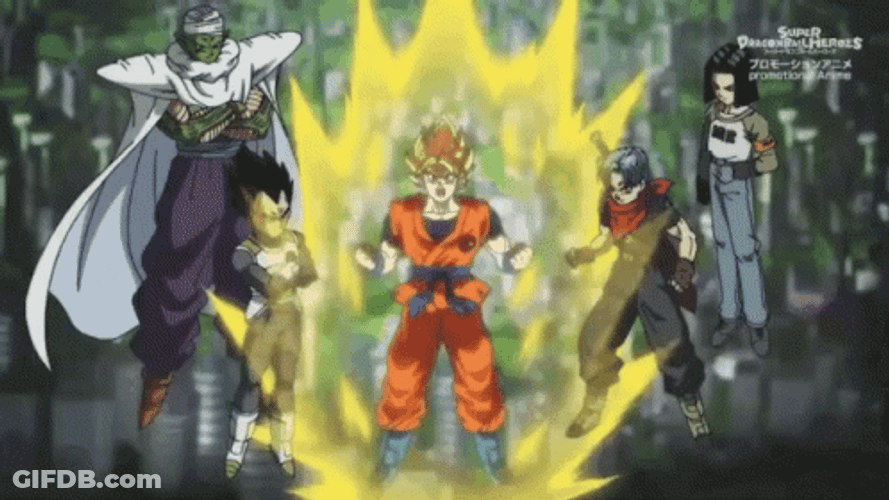 Future Gohan And Other Saiyan Of East District GIF