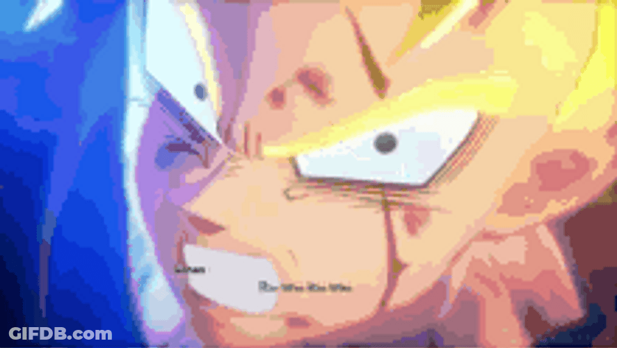 Future Gohan Unshackle His Super Kamehameha Wave GIF