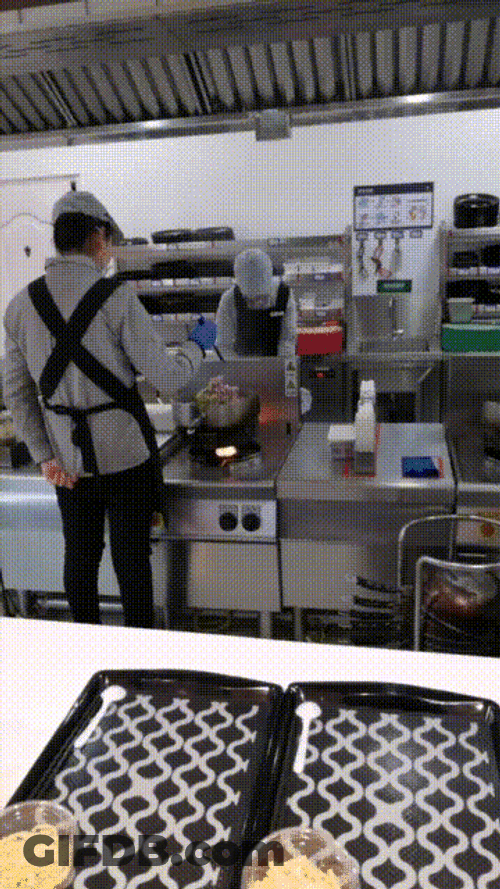 Future Kitchen Stir Fry Machine GIF