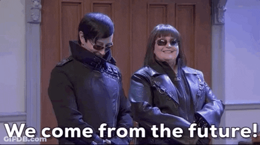 Future Matrix Costume SNL GIF