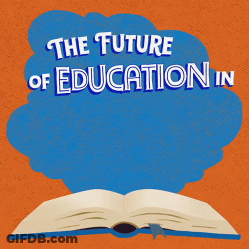 Future Of Education Virginia Ad With Open Book GIF