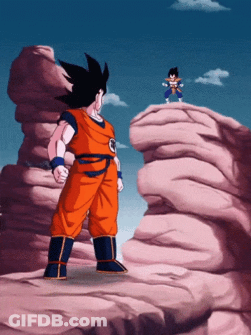 Future Of Gohan Foreseen By Goku GIF