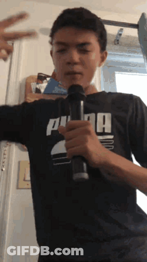 Future Rapper Kid Doing His Rap GIF