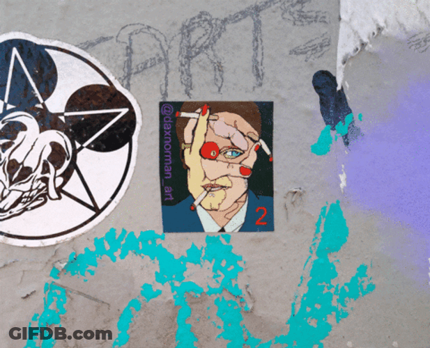 Futuristic Abstract Face Fine GIF
