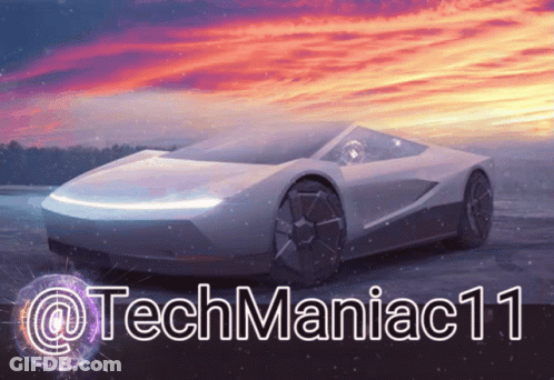 Futuristic Car Techmaniac11 GIF