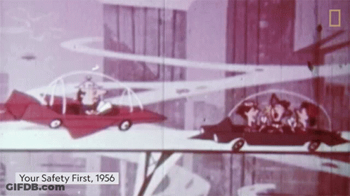 Futuristic City 1956 GIF
