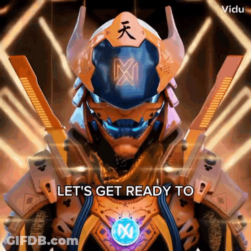 Futuristic Robot Let's Get Ready To GIF