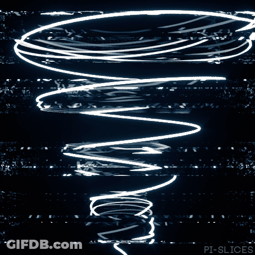 Futuristic Teleport Spiral Sphere GIF