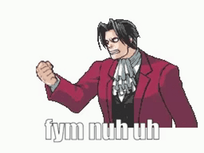 Fym Nuh Uh Angry Aristocrat Young Man GIF