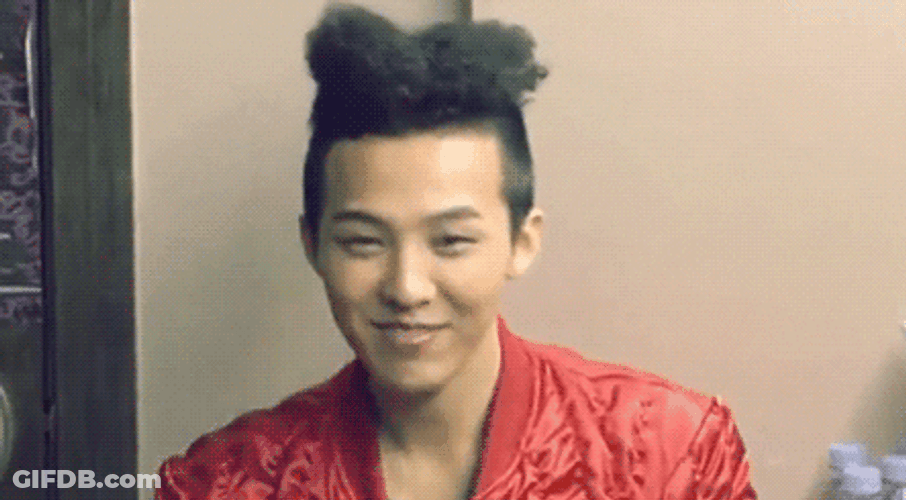 G-Dragon Heart Sign GIF