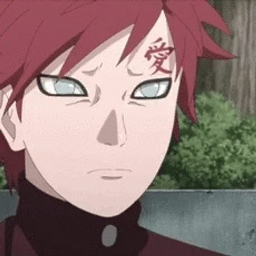 Gaara Blank Stare GIF