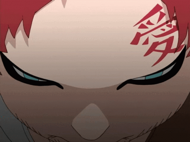 Gaara Furious Eyes GIF